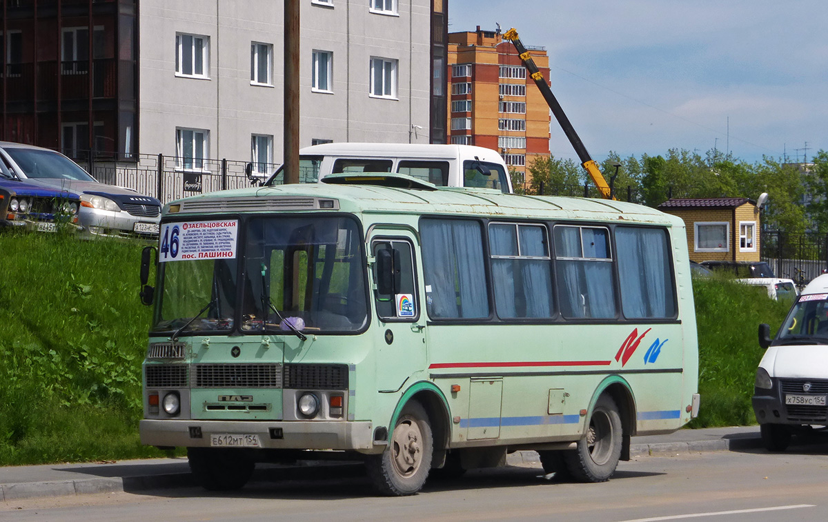 Новосибирская область, ПАЗ-32054 № Е 612 МТ 154