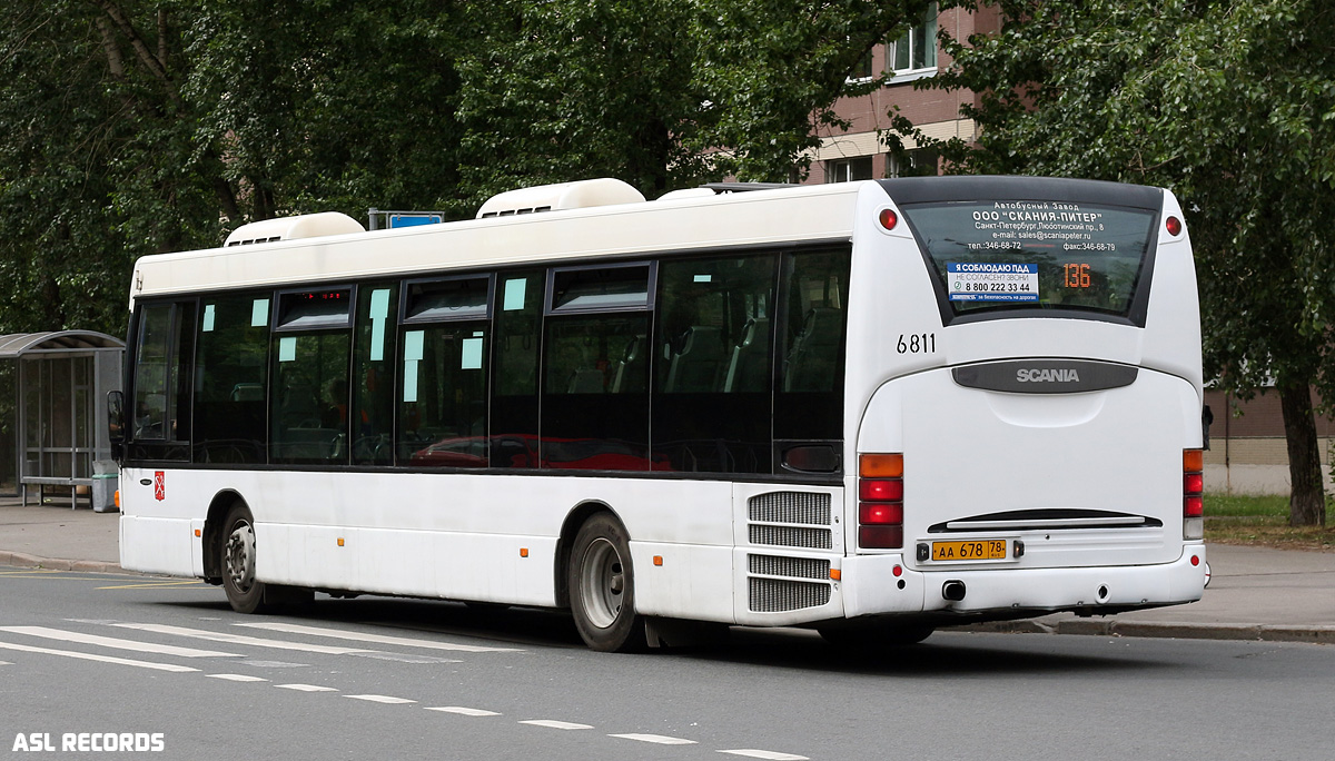 Санкт-Петербург, Scania OmniLink I (Скания-Питер) № 6811