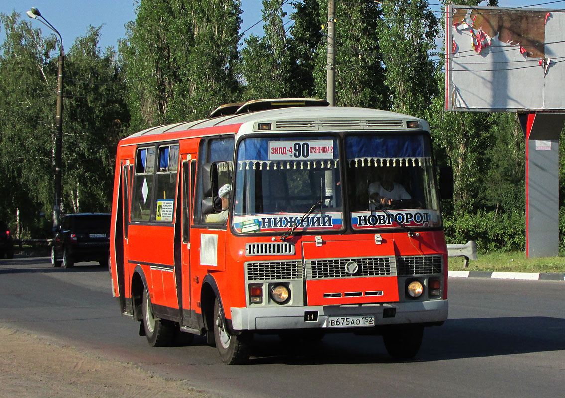 Nizhegorodskaya region, PAZ-32054 Nr. В 675 АО 152