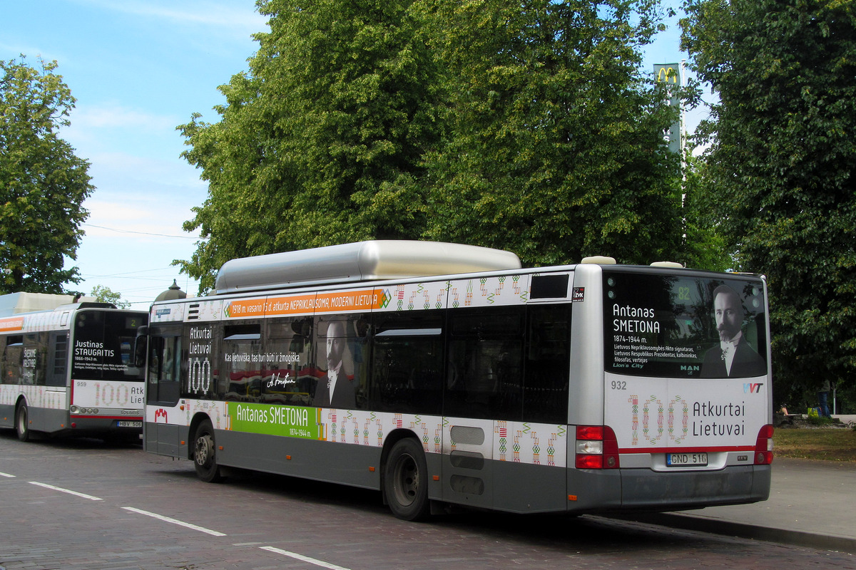 Литва, MAN A21 Lion's City NL273 CNG № 932