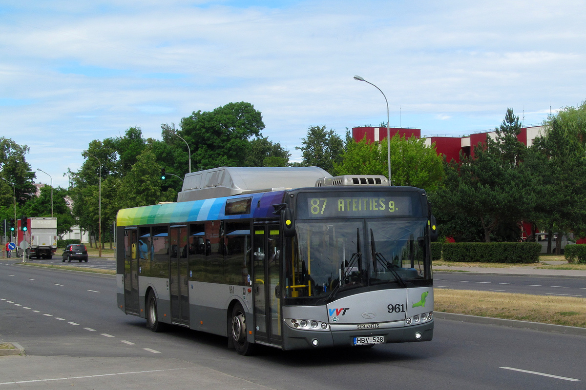 Литва, Solaris Urbino III 12 CNG № 961