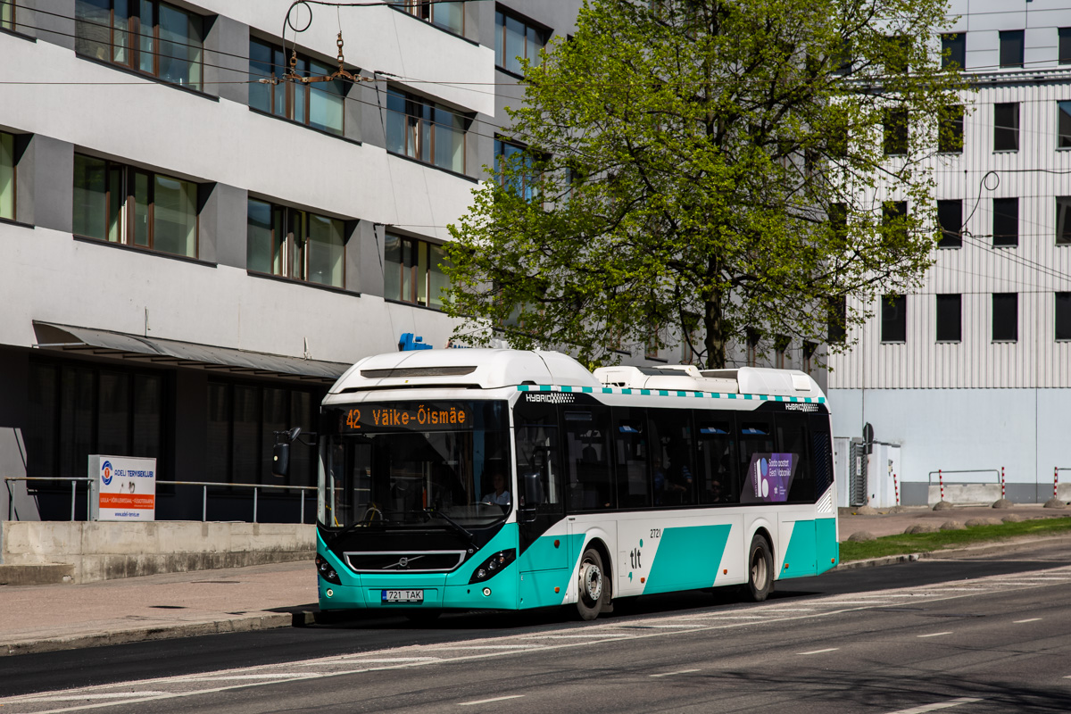 Эстония, Volvo 7900 Hybrid № 2721