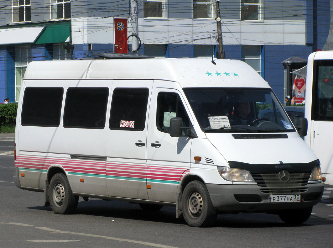 Владимирская область, Mercedes-Benz Sprinter W903 316CDI № В 377 НА 33