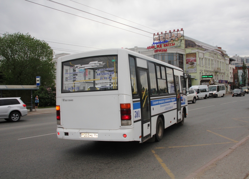 Омская область, ПАЗ-320402-04 № 391