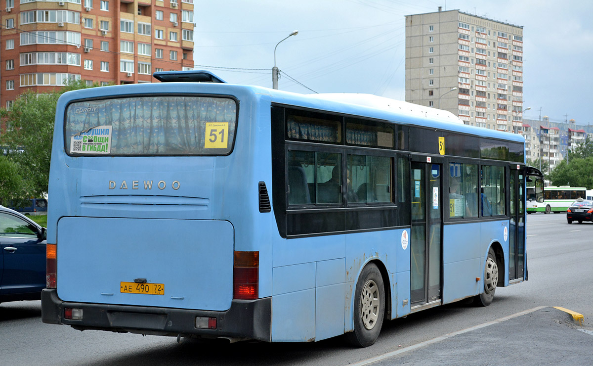 Тюменская область, Daewoo BC211M Royal Hi-City № АЕ 490 72