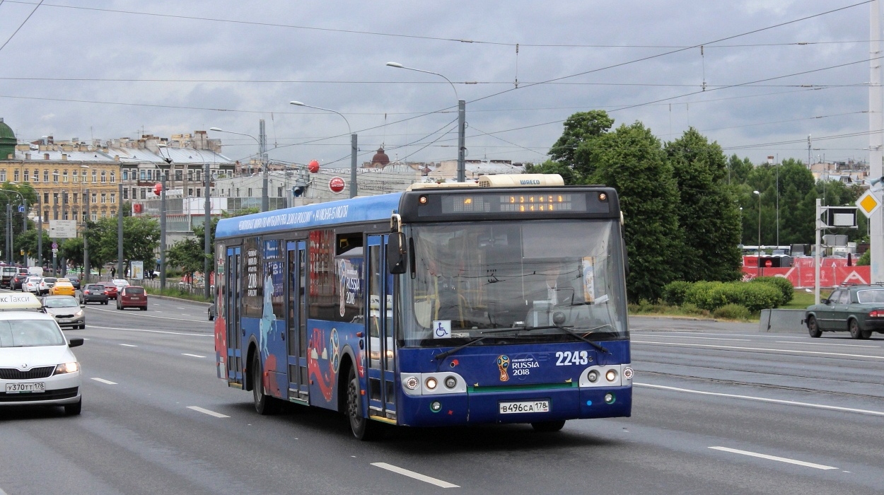 Санкт-Петербург, ЛиАЗ-5292.60 № 2243