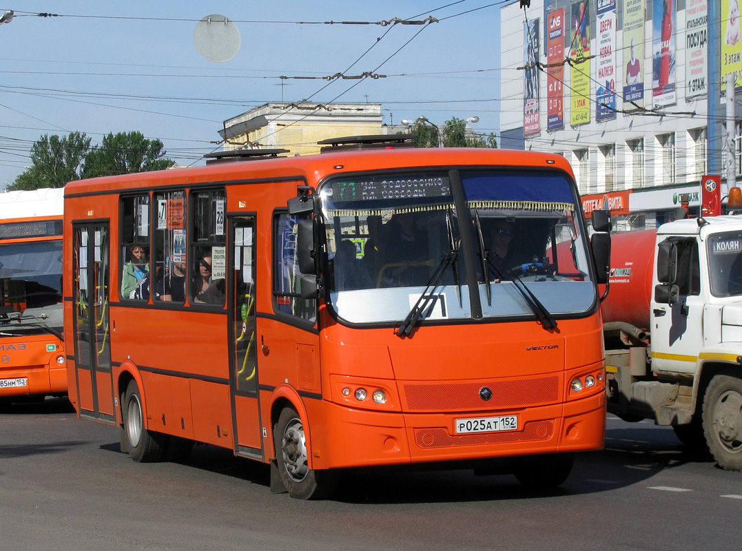 Nizhegorodskaya region, PAZ-320414-05 "Vektor" Nr. Р 025 АТ 152