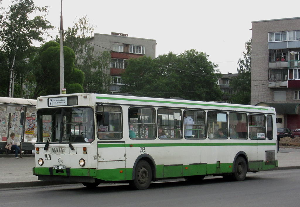 Вологодская область, ЛиАЗ-5256.25 № 0969