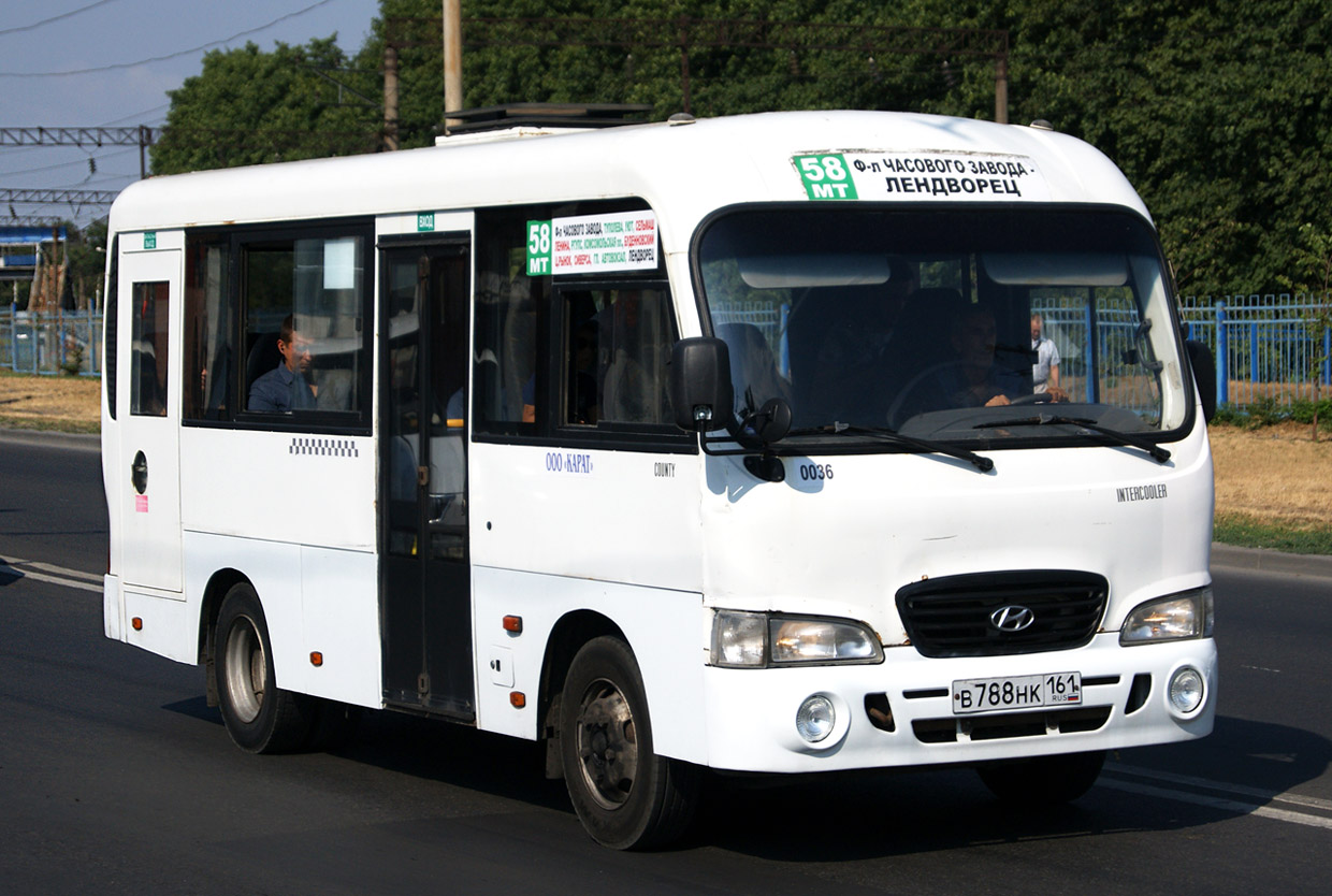 Ростовская область, Hyundai County SWB C08 (ТагАЗ) № 036