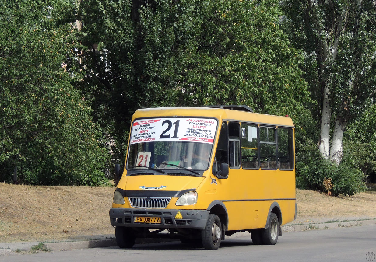 Кировоградская область, БАЗ-2215 "Дельфин" № BA 0087 AA