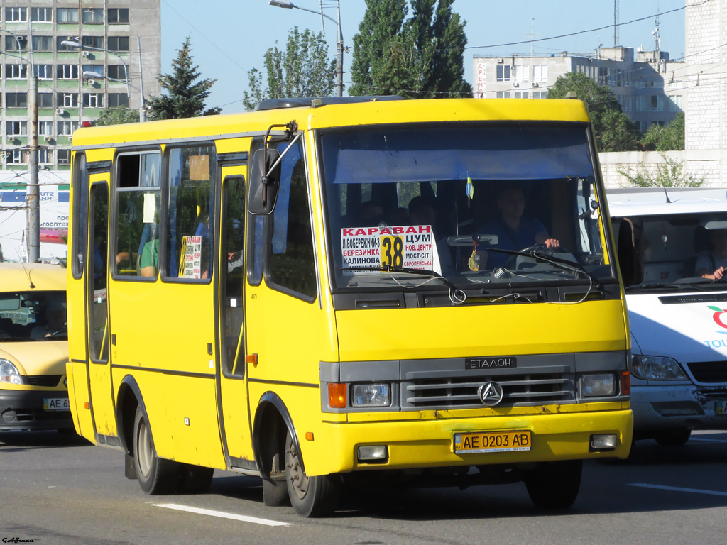 Dnepropetrovsk region, BAZ-A079.14 "Prolisok" # AE 0203 AB