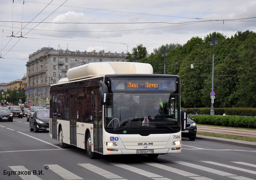 Санкт-Петербург, MAN A21 Lion's City NL313 CNG № 7584