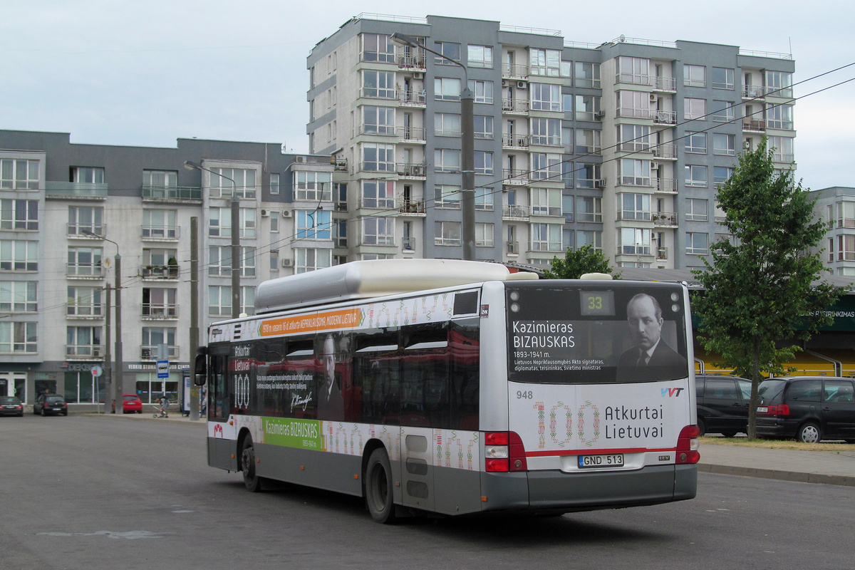 Литва, MAN A21 Lion's City NL273 CNG № 948