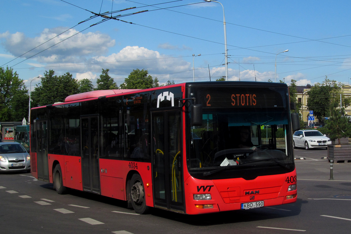 Литва, MAN A21 Lion's City NL273 № 4034