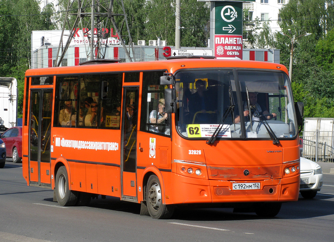 Nizhegorodskaya region, PAZ-320414-04 "Vektor" Nr. 32026