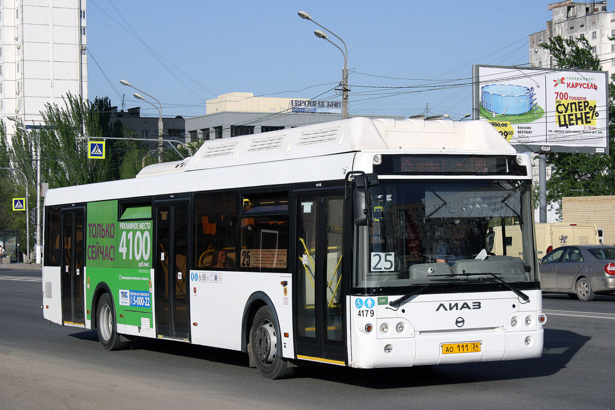 Волгоградская область, ЛиАЗ-5292.67 (CNG) № 4179