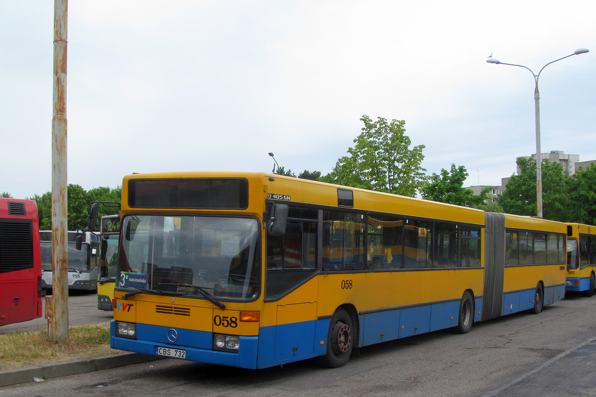 Литва, Mercedes-Benz O405GN № 058