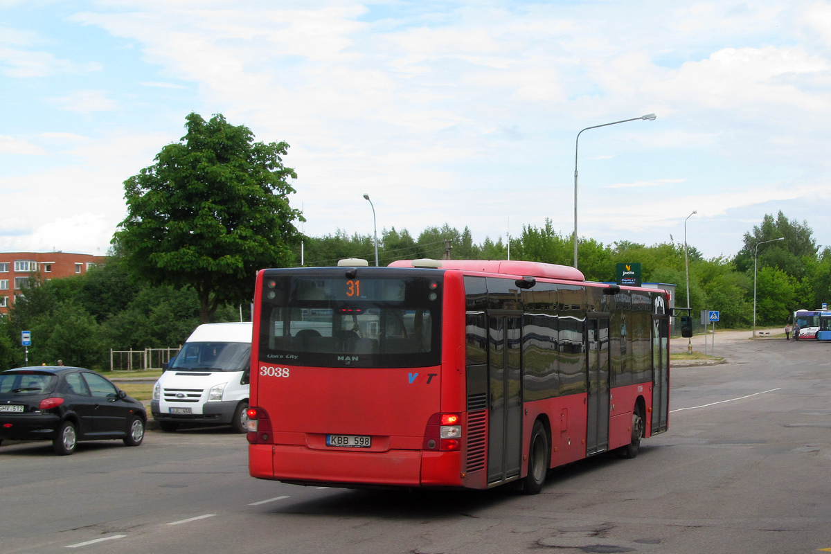 Литва, MAN A21 Lion's City NL273 № 3038