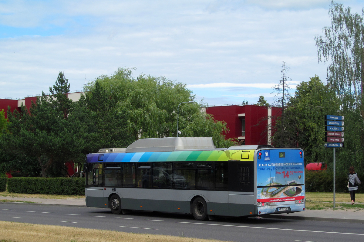 Литва, Solaris Urbino III 12 CNG № 961