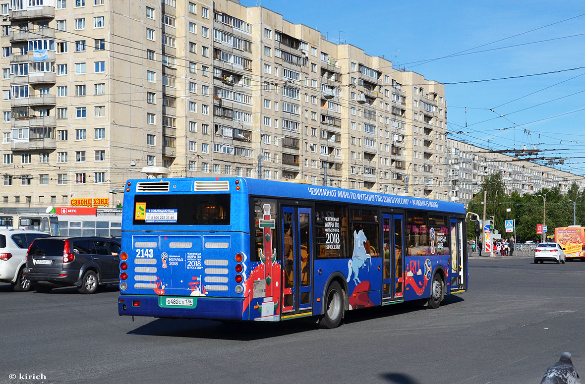 Санкт-Петербург, ЛиАЗ-5292.60 № 2143