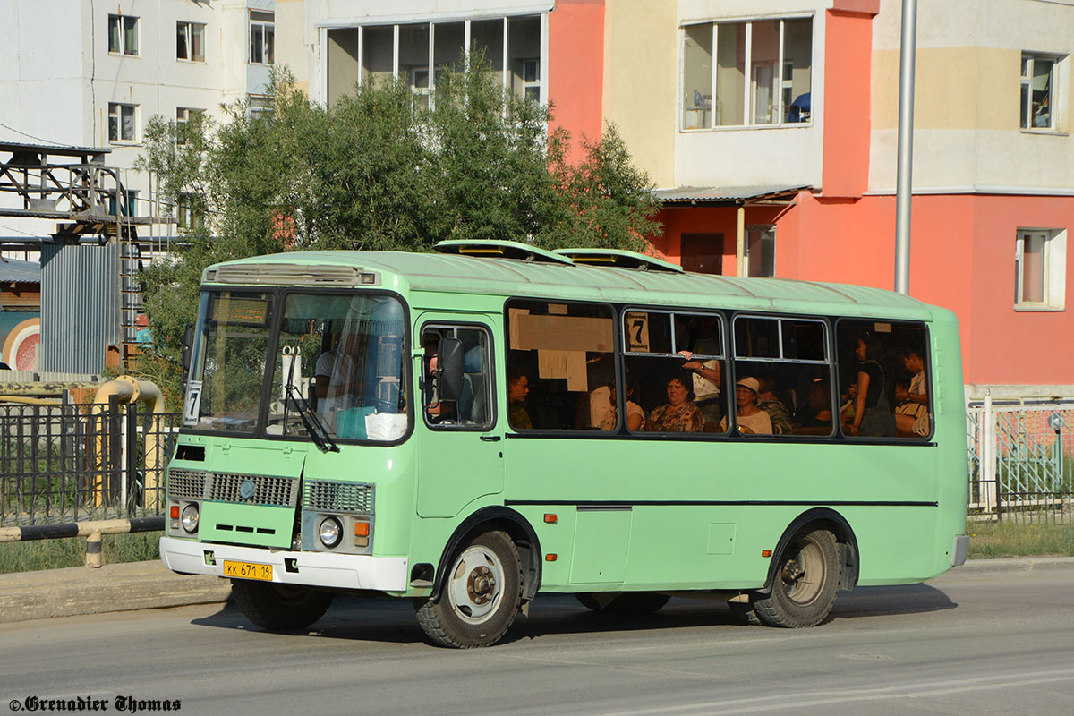 Саха (Якутия), ПАЗ-32054 № КК 671 14