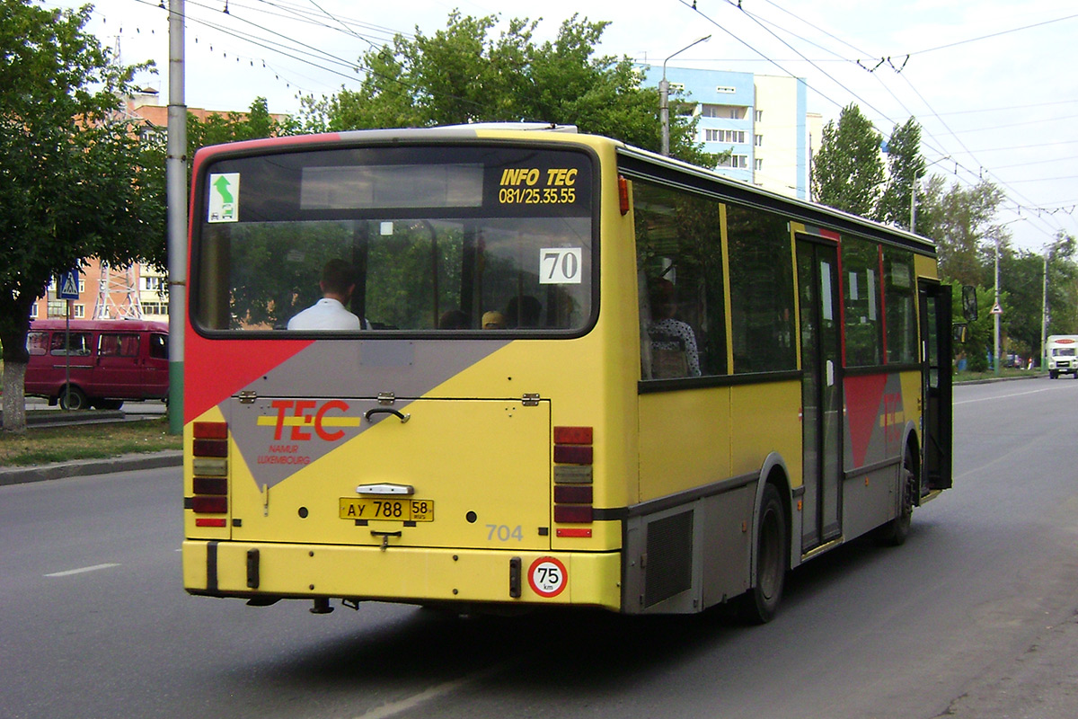 Пензенская вобласць, Van Hool A600 № АУ 788 58