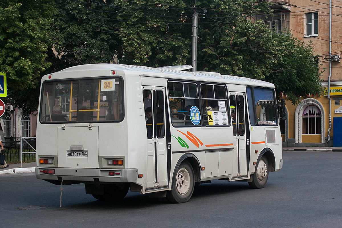 Рязанская область, ПАЗ-32054 № Н 838 ТР 152