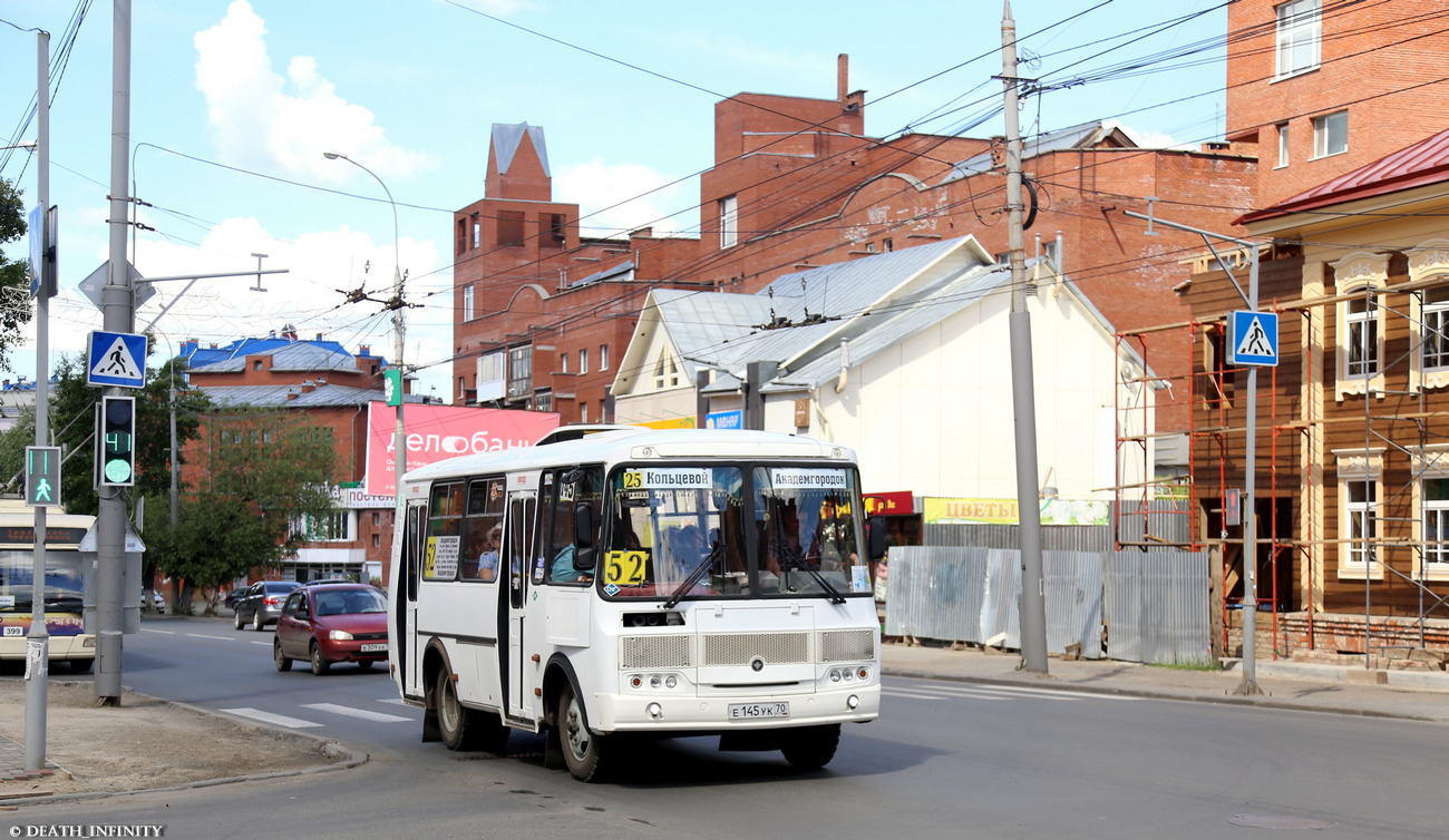 Томская область, ПАЗ-32054 № Е 145 УК 70