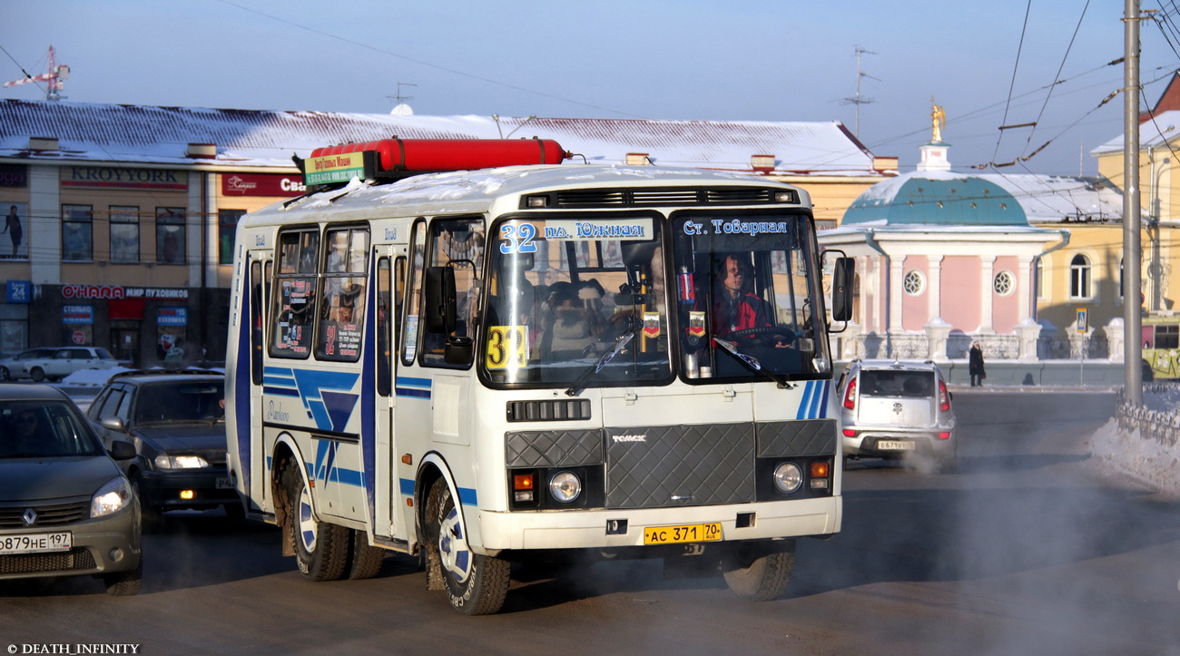 Томская область, ПАЗ-32054 № АС 371 70