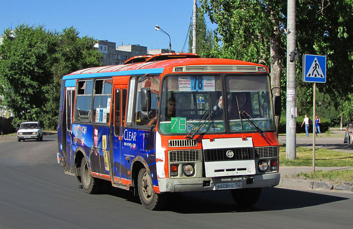 Нижегородская область, ПАЗ-32054 № В 608 РЕ 152