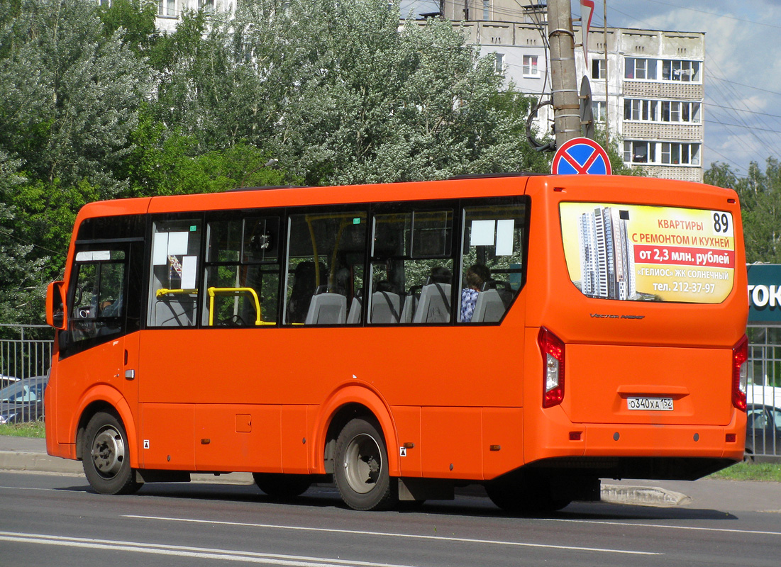 Nizhegorodskaya region, PAZ-320405-04 "Vector Next" č. О 340 ХА 152