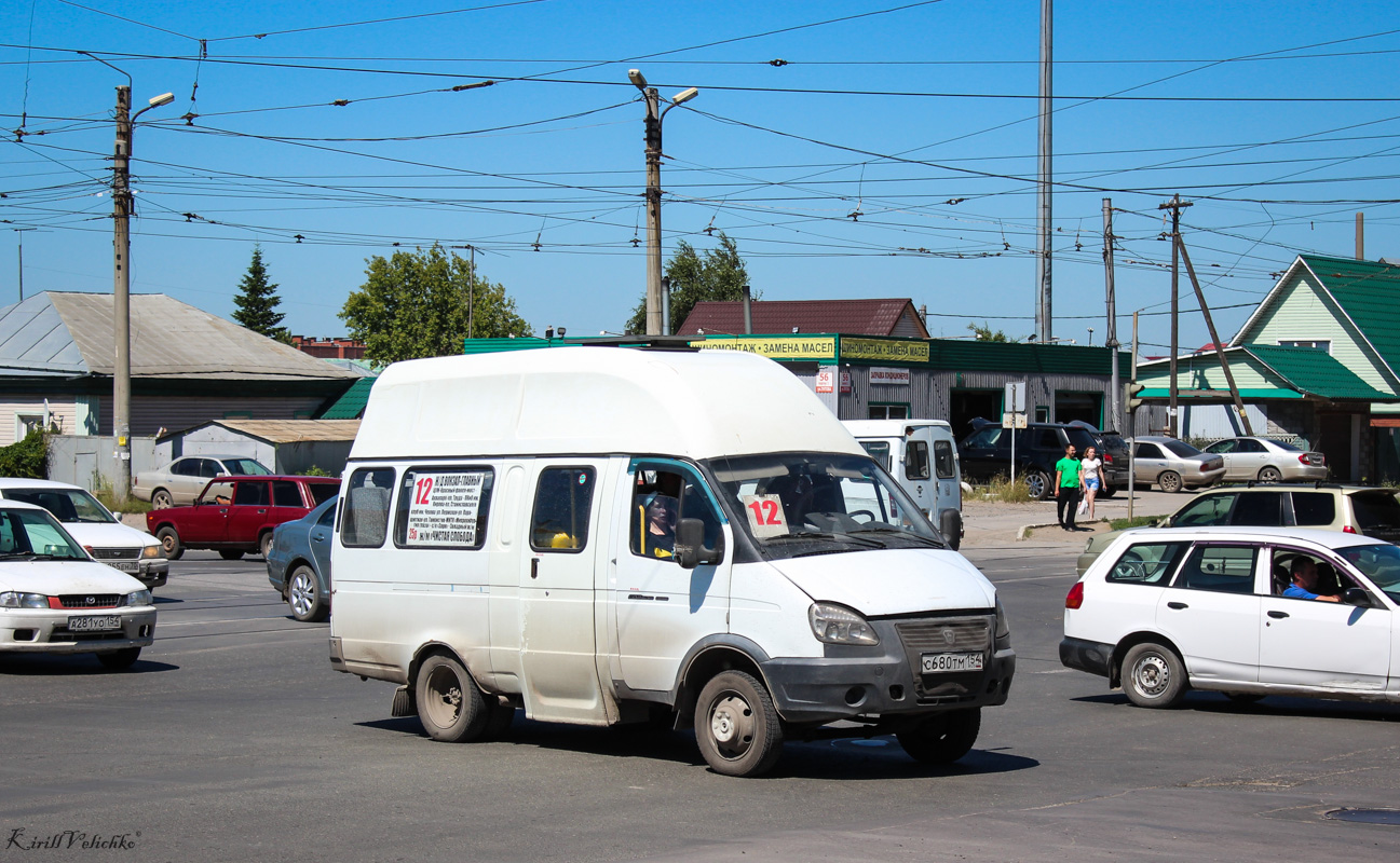 Novosibirsk region, Luidor-225000 (GAZ-322133) Nr. С 680 ТМ 154