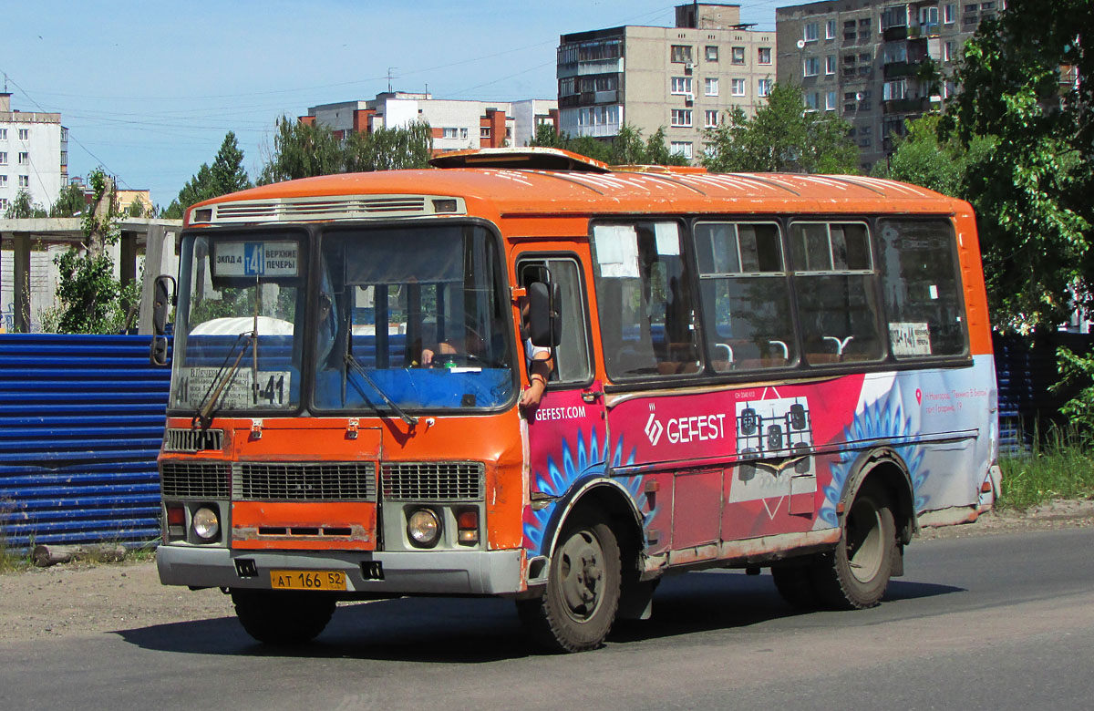 Нижегородская область, ПАЗ-32054 № АТ 166 52