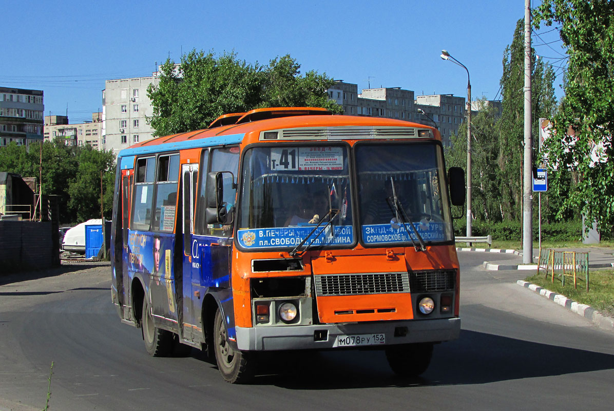 Нижегородская область, ПАЗ-32054 № М 078 РУ 152