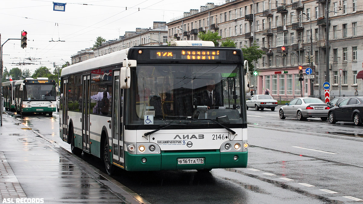 Санкт-Петербург, ЛиАЗ-5292.60 № 2146