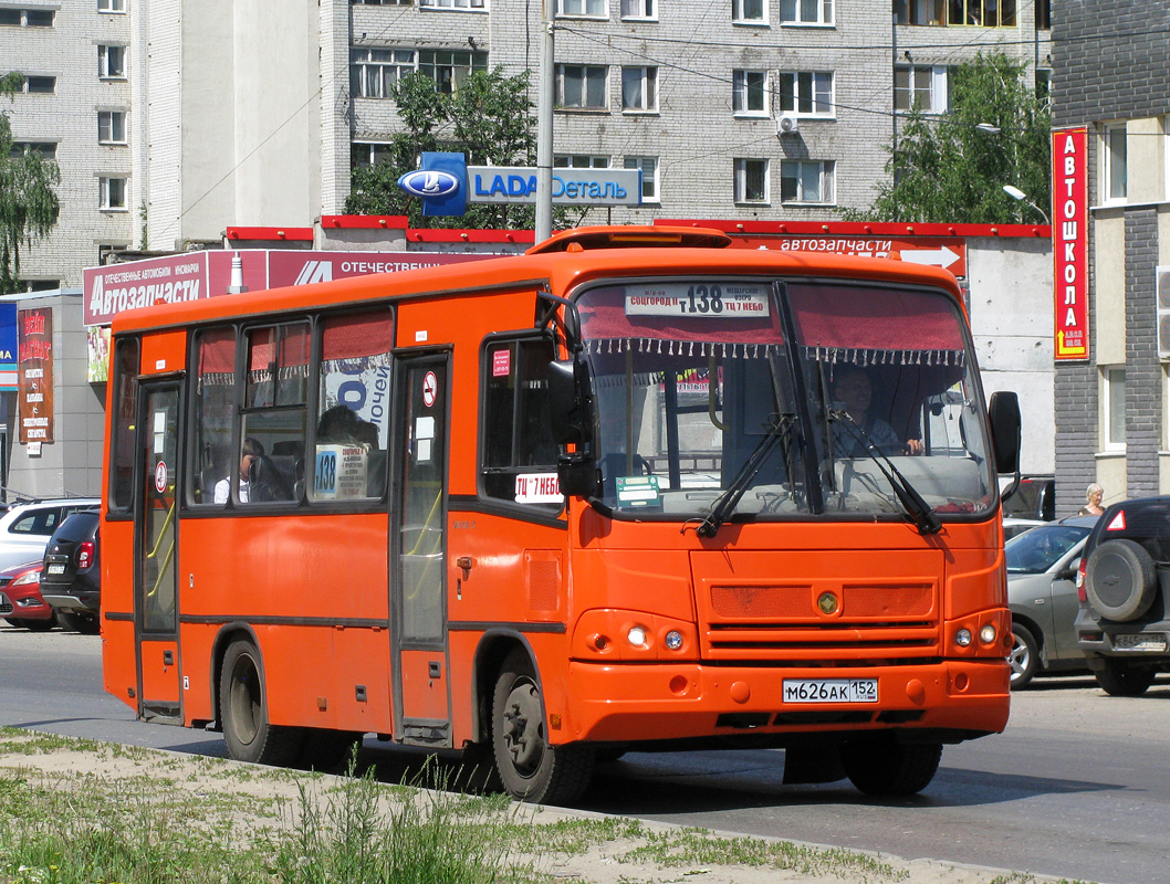 Нижегородская область, ПАЗ-320402-05 № М 626 АК 152