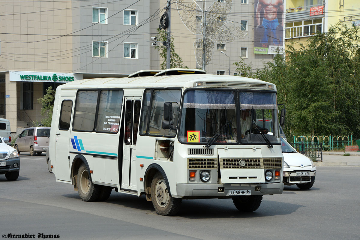 Саха (Якутия), ПАЗ-32053 № А 068 ММ 14