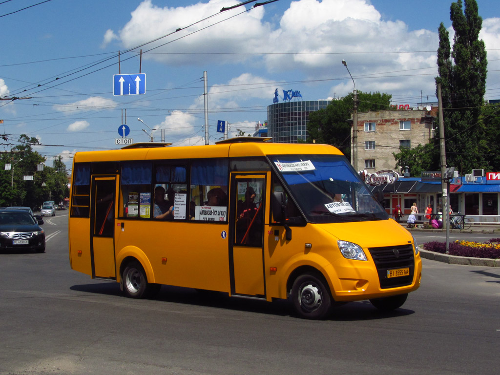 Poltava region, Ruta 25 č. BI 3555 AA