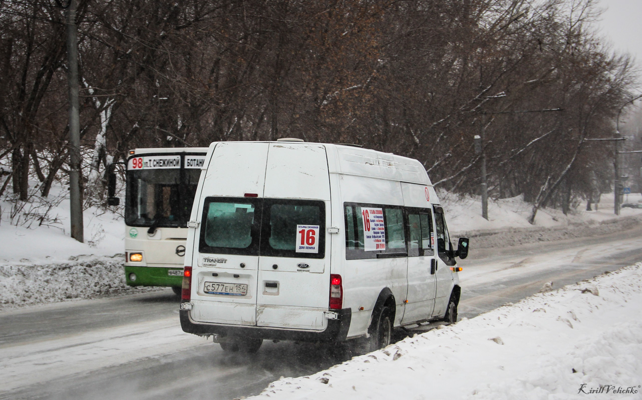 Новосибирская область, Нижегородец-222709  (Ford Transit) № С 577 ЕН 154