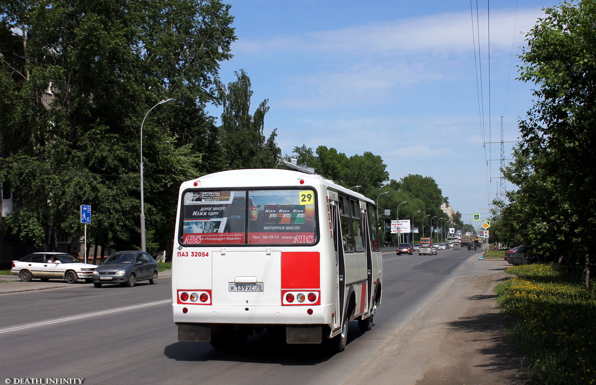 Томская область, ПАЗ-32054 № К 139 ХС 70