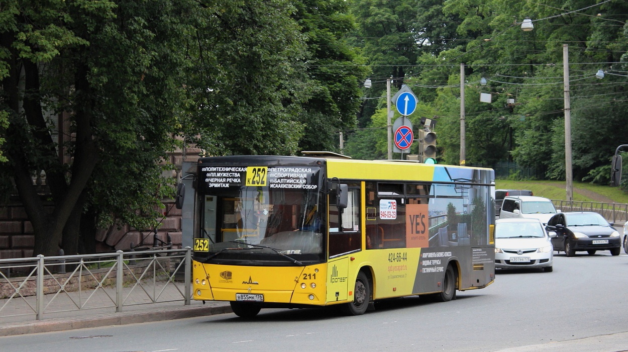 Санкт-Петербург, МАЗ-206.068 № 211