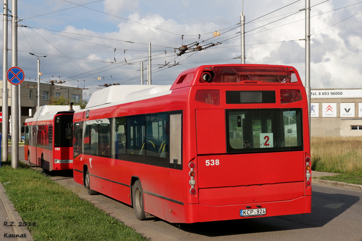 Литва, Volvo 7700 CNG № 538