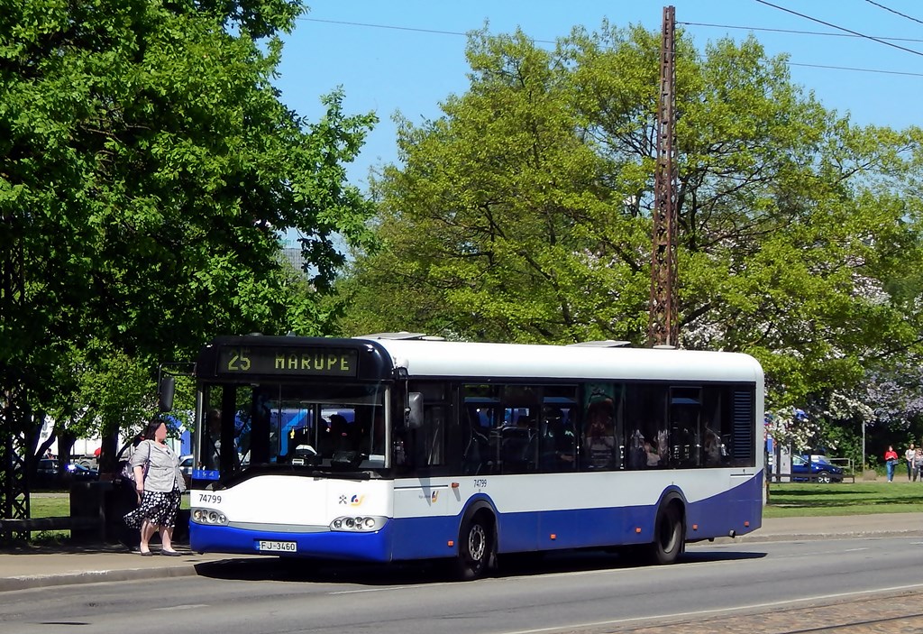 Латвия, Solaris Urbino II 12 № 74799