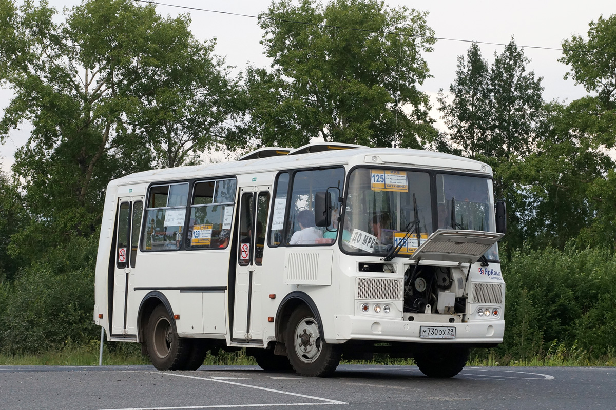 Архангельская область, ПАЗ-32054 № М 730 ОХ 29