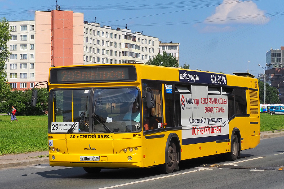 Санкт-Петербург, МАЗ-103.468 № В 186 НУ 178