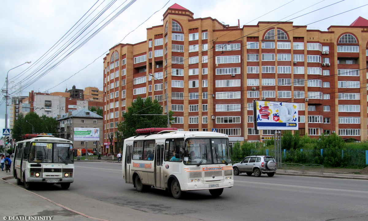 Oblast Tomsk, PAZ-32054 Nr. Е 468 КА 70