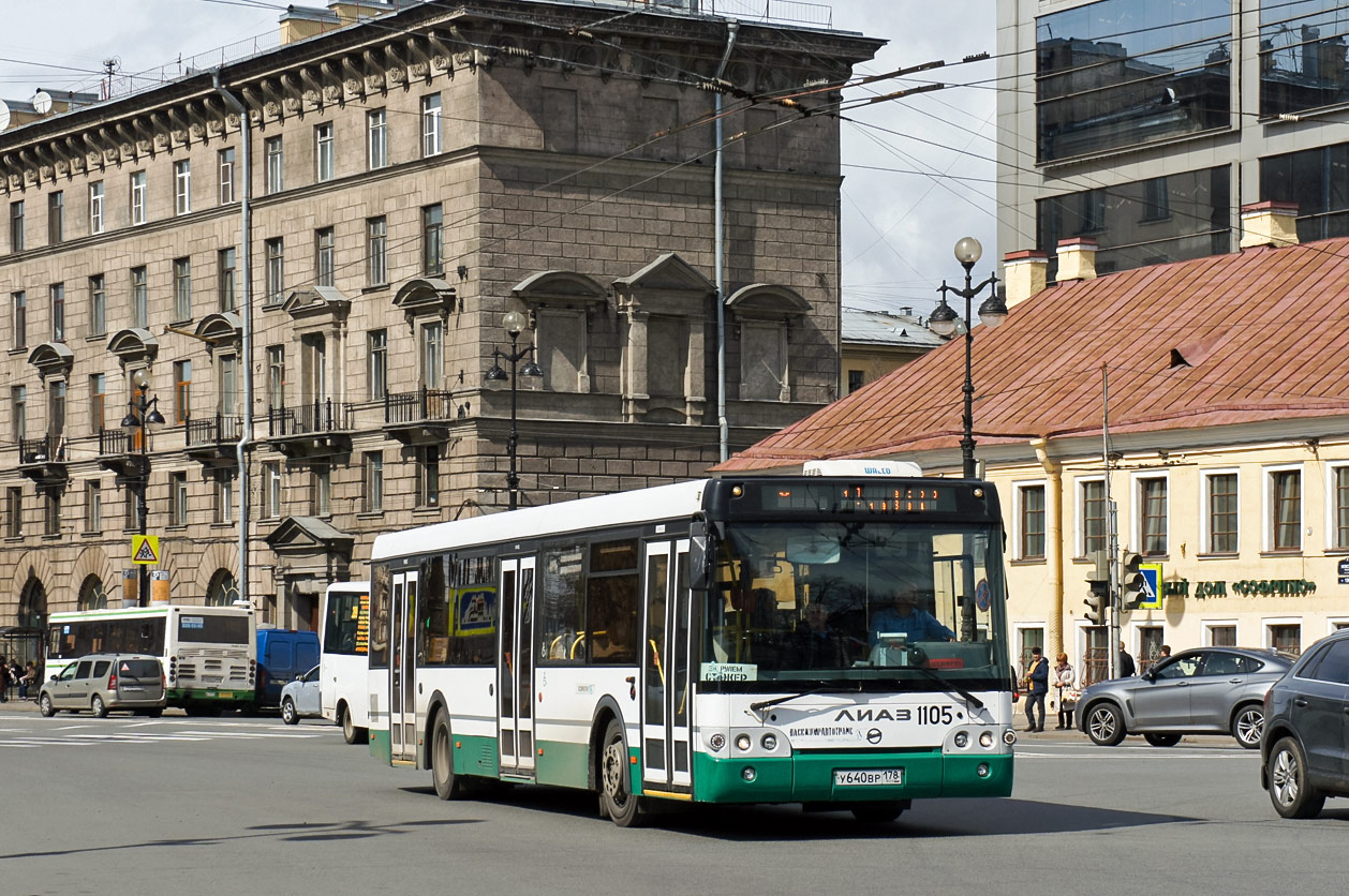 Санкт-Петербург, ЛиАЗ-5292.60 № 1105