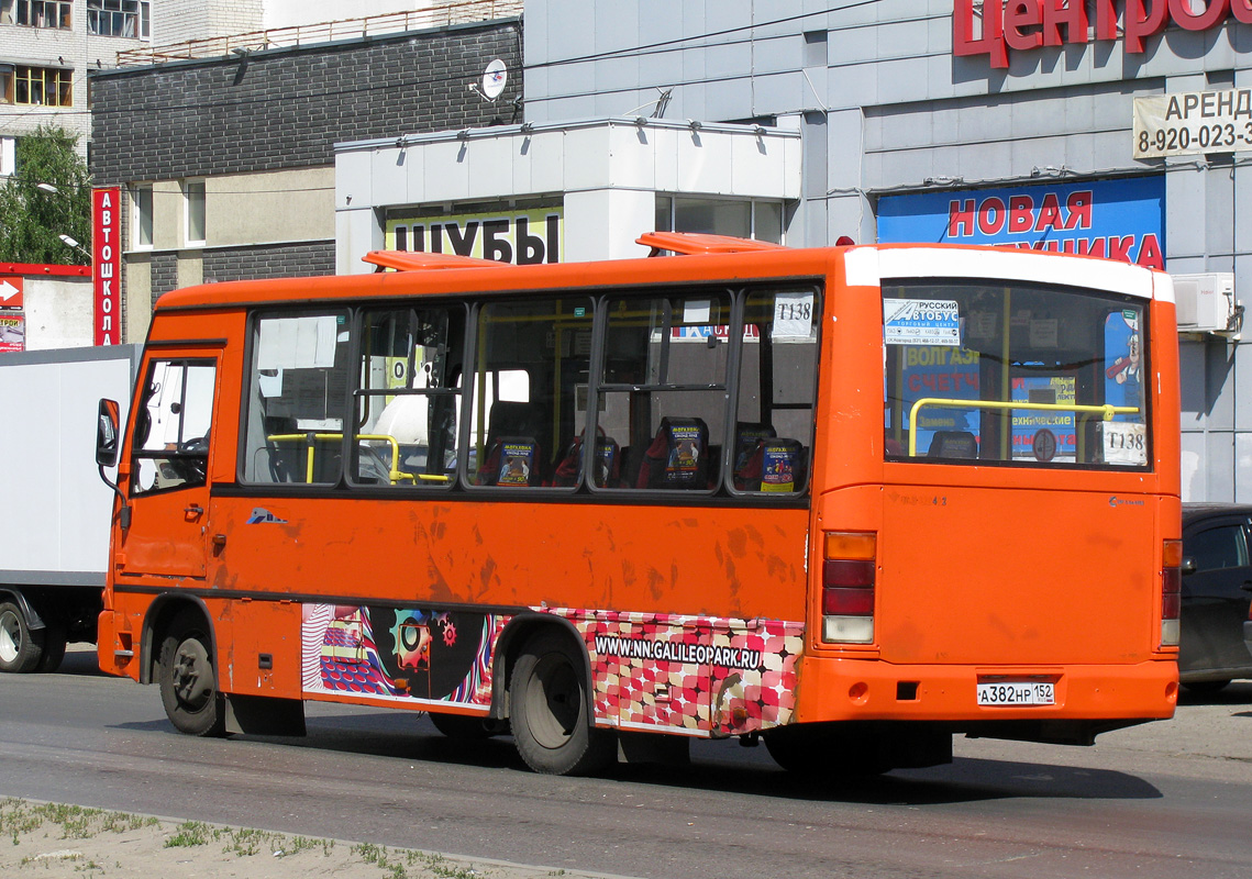 Нижегородская область, ПАЗ-320402-05 № А 382 НР 152