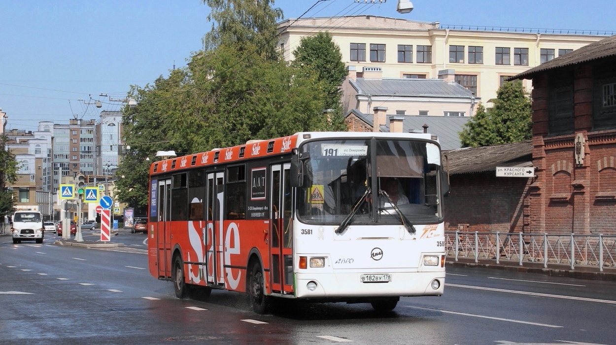 Санкт-Петербург, ЛиАЗ-5293.53 № 3581