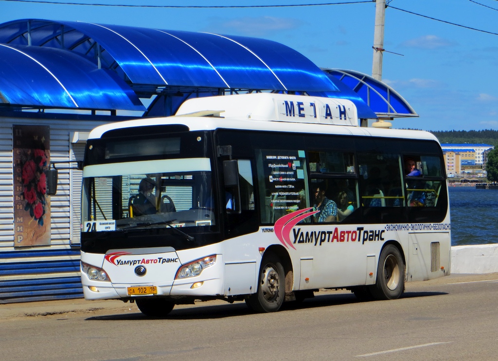 Удмуртия, Yutong ZK6852HG № СА 102 18